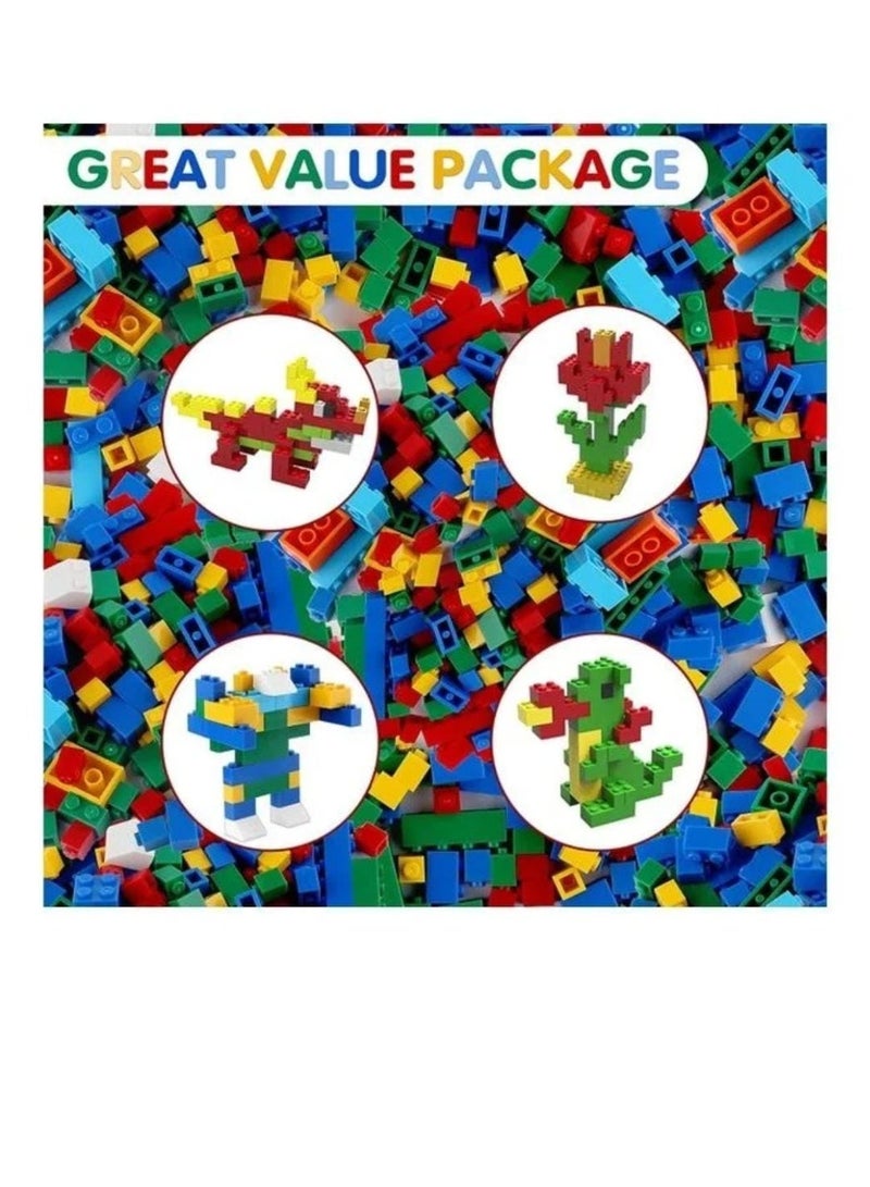 1000 PCS Colorful Building Blocks Set for Kids (6+ Years) – Creative Educational Toy Eid Gift - Image 4